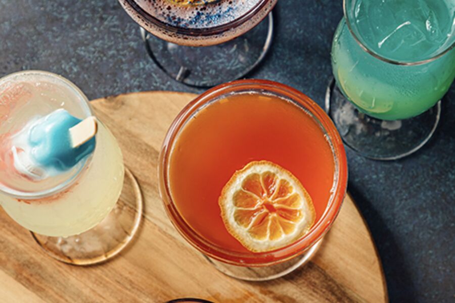 Drinks at the Space Bar