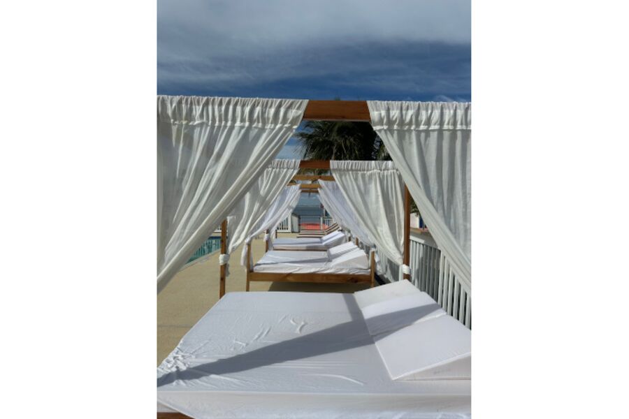 The Riverfront Cocoa Beach cabanas