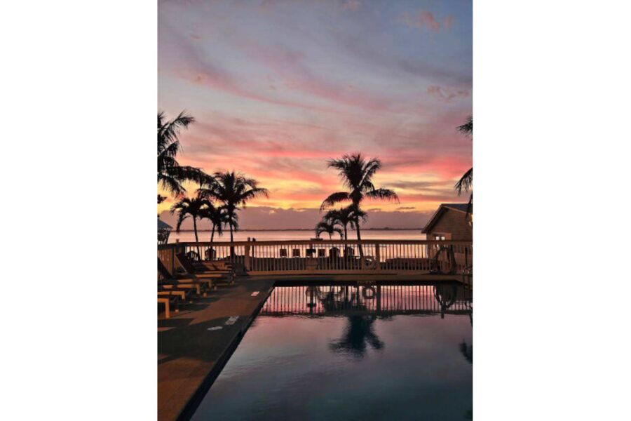 The Riverfront Cocoa Beach sunset